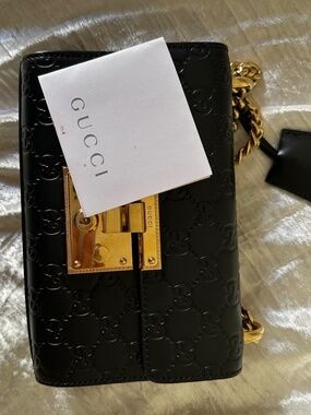 Gucci Guccisima Padlock Shoulder Bag